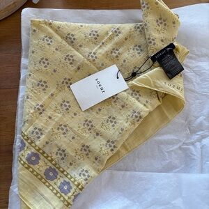 Soeur NWT Yellow and lilac Floral Scarf
